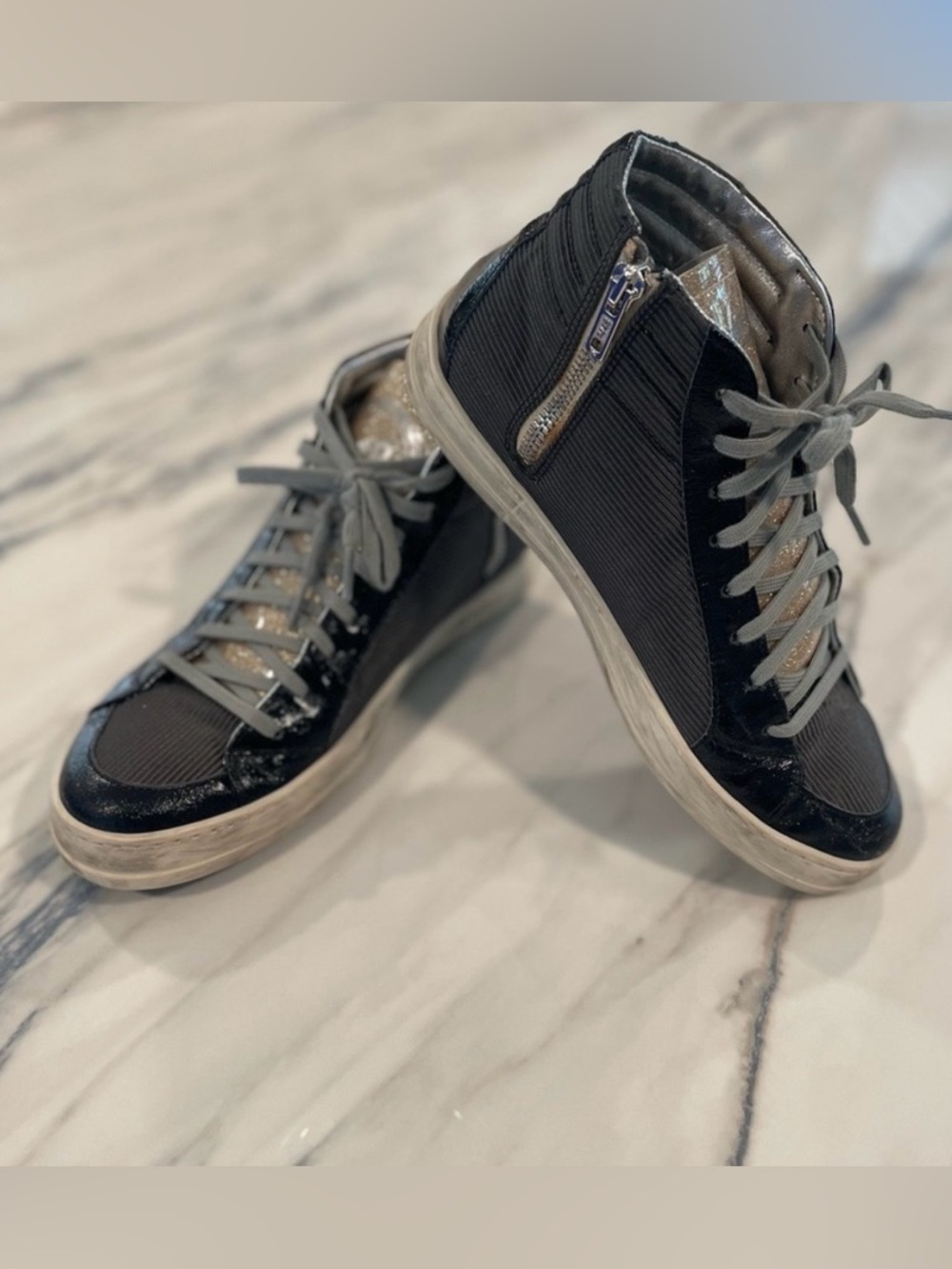 P448 Skate Glam Hi-Top Women's Sneakers.